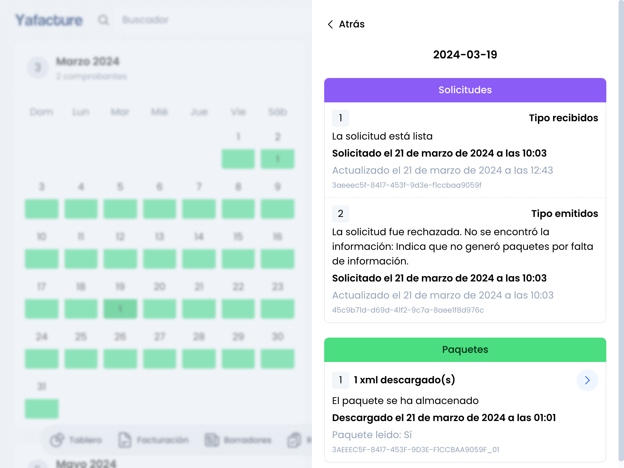 Ve la vista previa de como quedaría tu factura en Yafacture